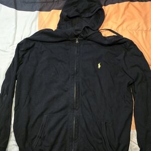 Black Hoodie with Yellow Logo